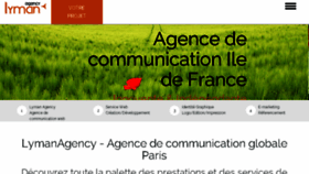 What Lyman-agency.fr website looked like in 2017 (8 years ago)