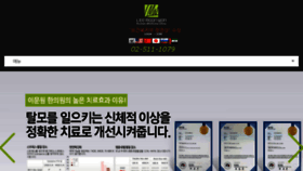 What Leemoonwon.com website looked like in 2017 (6 years ago)