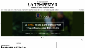 What Latempestad.mx website looked like in 2017 (6 years ago)