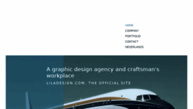 What Liladesign.com website looked like in 2017 (7 years ago)