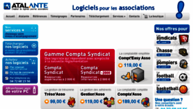 What Logiciel-association.com website looked like in 2017 (6 years ago)