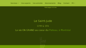 What Lesaintjude.ca website looked like in 2017 (6 years ago)