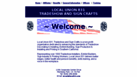 What Local831.org website looked like in 2017 (6 years ago)