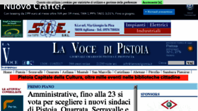What Lavocedipistoia.com website looked like in 2017 (6 years ago)