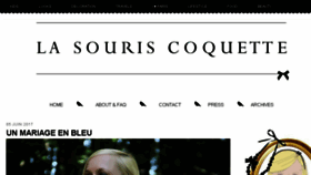 What Lasouriscoquette.com website looked like in 2017 (6 years ago)