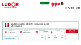 What Ludor.sk website looked like in 2017 (6 years ago)