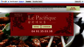 What Lepacifique.fr website looked like in 2017 (6 years ago)