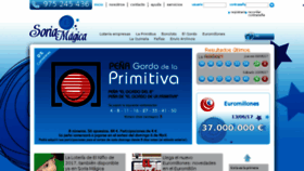 What Loteriasoriamagica.es website looked like in 2017 (6 years ago)