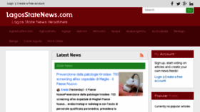 What Lagosstatenews.com website looked like in 2017 (6 years ago)