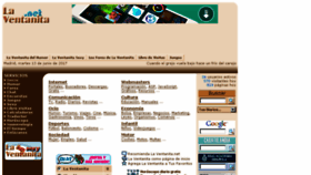 What Laventanita.net website looked like in 2017 (6 years ago)