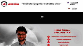 What Liborcinka.cz website looked like in 2017 (6 years ago)