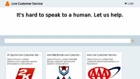 What Livecustomerservice.org website looked like in 2017 (6 years ago)