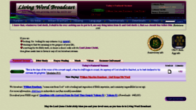 What Livingwordbroadcast.org website looked like in 2017 (6 years ago)