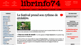 What Librinfo74.fr website looked like in 2017 (6 years ago)
