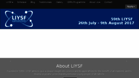 What Liysf.org.uk website looked like in 2017 (6 years ago)