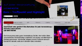 What Led-bar-mieten.ch website looked like in 2017 (6 years ago)