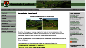 What Landiswil.ch website looked like in 2017 (6 years ago)