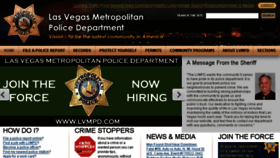 What Lvmpd.com website looked like in 2017 (6 years ago)