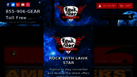 What Lawkstarguitars.com website looked like in 2017 (6 years ago)