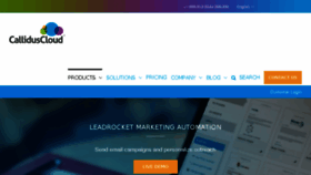 What Leadrocket.com website looked like in 2017 (6 years ago)