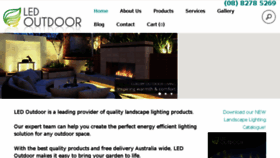 What Ledoutdoor.net.au website looked like in 2017 (6 years ago)