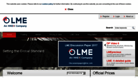 What Lme.co.uk website looked like in 2017 (6 years ago)
