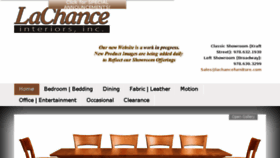 What Lachancefurniture.com website looked like in 2017 (6 years ago)