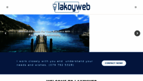 What Lakoyweb.com website looked like in 2017 (6 years ago)