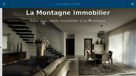 What Lamontagneimmobilier.com website looked like in 2017 (6 years ago)