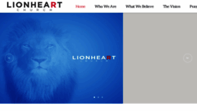 What Lionheartchurch.org website looked like in 2017 (8 years ago)
