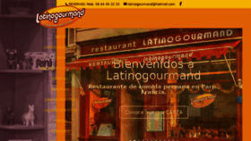 What Latinogourmand.fr website looked like in 2017 (6 years ago)