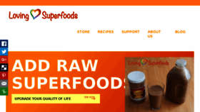 What Lovingsuperfoods.com website looked like in 2017 (6 years ago)