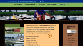 What Littlerivermarine.com website looked like in 2017 (6 years ago)