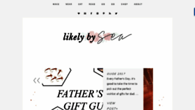 What Likelybysea.com website looked like in 2017 (6 years ago)