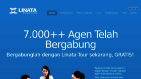 What Linatatour.co.id website looked like in 2017 (6 years ago)