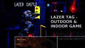 What Lazercastle.com website looked like in 2017 (6 years ago)