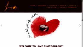 What Lovephoto.com website looked like in 2017 (6 years ago)