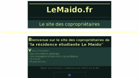 What Lemaido.fr website looked like in 2017 (6 years ago)
