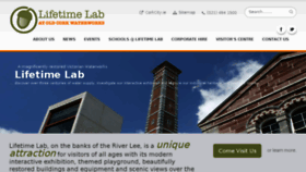 What Lifetimelab.ie website looked like in 2017 (6 years ago)