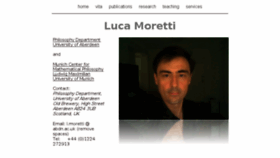 What Lucamoretti.org website looked like in 2017 (6 years ago)