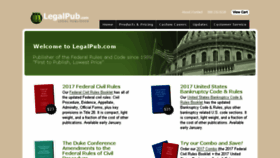 What Legalpub.com website looked like in 2017 (6 years ago)