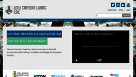 What Lowcarbonlivingcrc.com.au website looked like in 2017 (6 years ago)