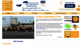 What Londonlegalsupporttrust.org.uk website looked like in 2017 (6 years ago)