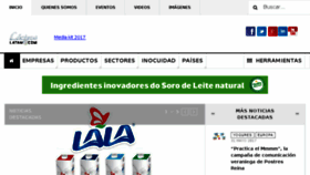 What Lacteoslatam.com website looked like in 2017 (6 years ago)