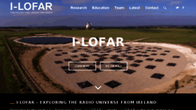 What Lofar.ie website looked like in 2017 (6 years ago)