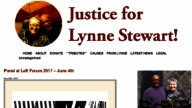 What Lynnestewart.org website looked like in 2017 (6 years ago)