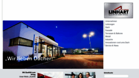 What Linhart-dach.at website looked like in 2017 (6 years ago)