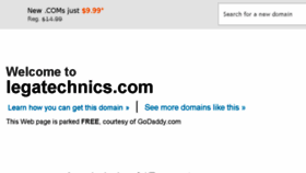 What Legatechnics.com website looked like in 2017 (6 years ago)