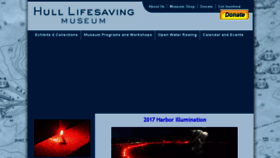 What Lifesavingmuseum.org website looked like in 2017 (6 years ago)