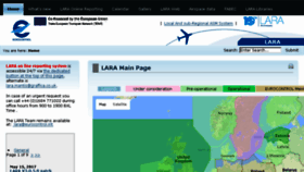 What Lara-eu.org website looked like in 2017 (6 years ago)